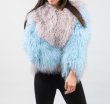 画像3: Women's Mongolian Lamb Real Fur Jacket Outwear jacket  coat 　リアルモンゴリアンラムファージャケット　コート　 (3)