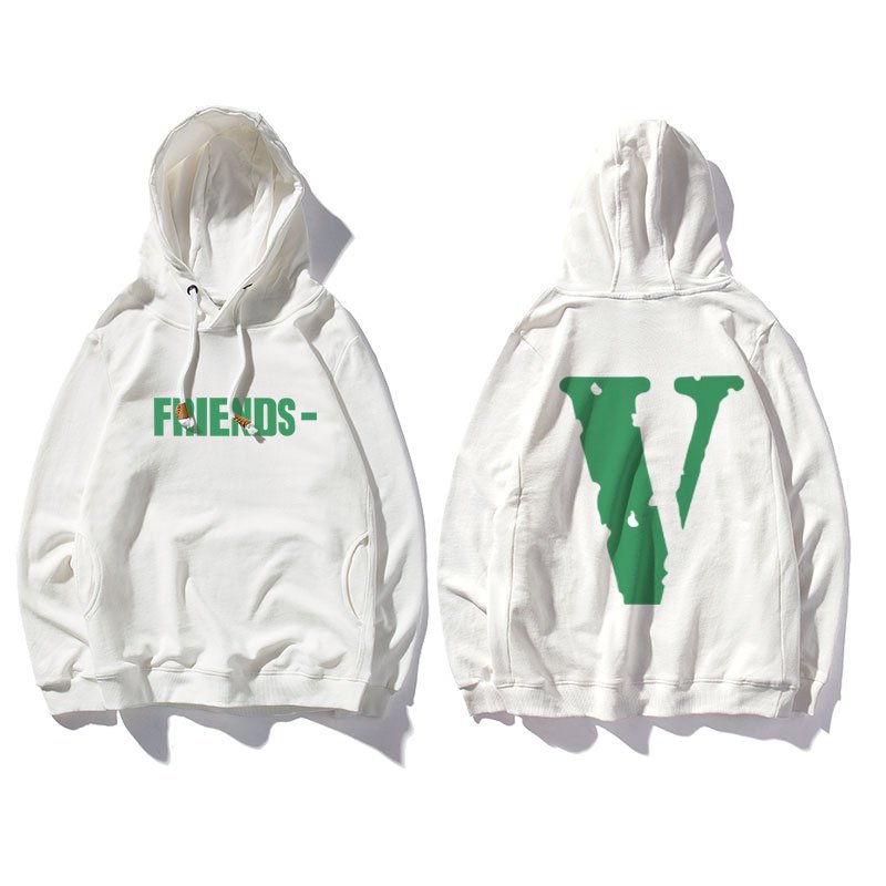 画像2: Men's hip hop oversize hooded sweater  loose hood  Parker Trainer  Vロゴフーディパーカー　スエット　男女兼用　 (2)