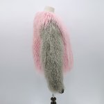 画像9: Women's Mongolian Lamb Real Fur Jacket Outwear jacket  coat 　リアルモンゴリアンラムファージャケット　コート　 (9)