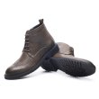 画像3: Men's High-cuts  Martin boots men's Brock leather boots  メンズ イギリス調レザー ハイカットウイングチップ レザーブーツ ロング  (3)