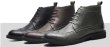 画像5: Men's High-cuts  Martin boots men's Brock leather boots  メンズ イギリス調レザー ハイカットウイングチップ レザーブーツ ロング  (5)