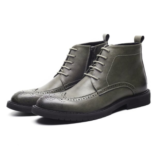 Men's High-cuts Martin boots men's Brock leather boots