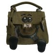 画像10:  woman’s mini canvas little monster smiley Messenger bag wild single shoulder spoof handbag 　ミニキャンバスリトルモンスタースマイリーメッセンジャーバッグ　ショルダーバック (10)