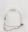 画像5:  woman’s Mink hair small square bag chain Messenger bag leather shoulder portable hand bag　ミンクファートートクロスボディショルダースクエアバッグチェストバッグ (5)