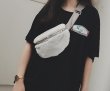 画像8:  woman’s real hair bag bunny rabbit fur hair bag Waist pouch cross body back　テディベア テディ ウエスト バッグリアルレックスウサギファークロスボディ　ウエストポーチ　ポシェットショルダーバッグ　チェストバッグ (8)