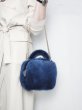 画像7:  woman’s Mink hair small square bag chain Messenger bag leather shoulder portable hand bag　ミンクファートートクロスボディショルダースクエアバッグチェストバッグ (7)