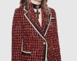 画像2: Women's  tweed Slim jacket  coat 　ツイードスリムスタイルジャケット　コート　 (2)