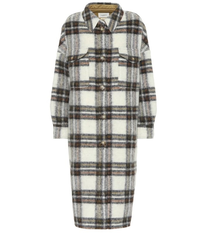 画像8: Women's  Etoile Gabrion  Plaid Wool Coat  coat jacket  エトワールガブリオンチェックコート  ジャケット (8)