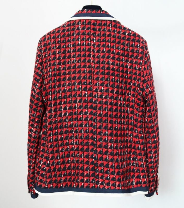 画像5: Women's  tweed Slim jacket  coat  ツイードスリムスタイルジャケット コート  (5)