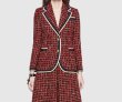 画像3: Women's  tweed Slim jacket  coat 　ツイードスリムスタイルジャケット　コート　 (3)