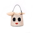 画像2: woman’s Bucket type tote shoulder bag with pearl sunglasses 　パールのサングラスが付いたトートショルダーバック トートハンドバック (2)