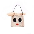 画像5: woman’s Bucket type tote shoulder bag with pearl sunglasses 　パールのサングラスが付いたトートショルダーバック トートハンドバック (5)