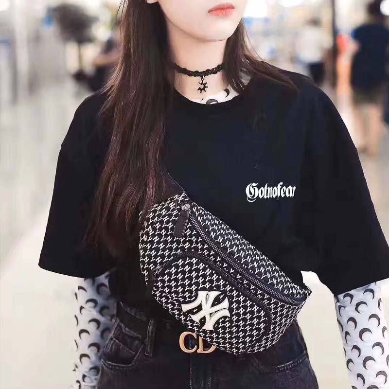 画像6:  men and NY embroidery Messenger bag   shoulder bag bag  ユニセックスNYニューヨークヤンキース斜め掛け用ショルダーバック ポシェット ウエストポーチバック (6)