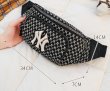 画像7:  men and NY embroidery Messenger bag   shoulder bag bag 　ユニセックスNYニューヨークヤンキース斜め掛け用ショルダーバック　ポシェット　ウエストポーチバック (7)