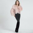 画像2: Eco Fur Women's New Style Custom Long Sleeve Winter Warm Mongolian Women Faux Fur Coat With Pocket　ラムウールポケットジャケットコート　コート　 (2)