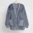 画像5: Women'sfox fur coat short western style small fragrance winter slim fashion coat リアルフォックスファーVネックカーディガンスタイルコート　ジャケット　 (5)