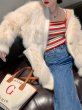 画像9: Women'sfox fur coat short western style small fragrance winter slim fashion coat リアルフォックスファーVネックカーディガンスタイルコート　ジャケット　 (9)