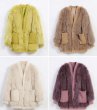 画像19: Women'sfox fur coat short western style small fragrance winter slim fashion coat リアルフォックスファーVネックカーディガンスタイルコート　ジャケット　 (19)