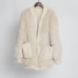 画像4: Women'sfox fur coat short western style small fragrance winter slim fashion coat リアルフォックスファーVネックカーディガンスタイルコート　ジャケット　 (4)