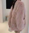 画像13: Women'sfox fur coat short western style small fragrance winter slim fashion coat リアルフォックスファーVネックカーディガンスタイルコート　ジャケット　 (13)