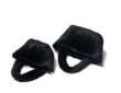 画像11: Woman’s mink fur plush handcuffs handbag リアルミンクファースクエアトートハンドバック (11)