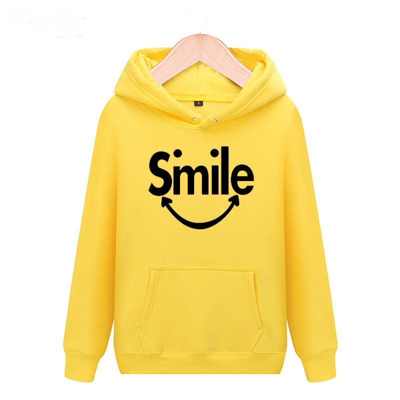 画像3: men's smiley smile logo activities long-sleeved Hoodie Parker sweater  スマイルフーディーパーカースウェット 男女兼用 (3)