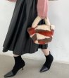 画像6: Woman’s mink fur grass fur bag fashion luxury handkerchief handbag  リアルミンクファーカラフルトートハンドバック (6)