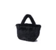 画像8: Woman’s mink fur plush handcuffs handbag リアルミンクファースクエアトートハンドバック (8)