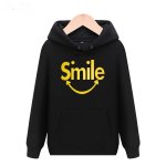 画像6: men's smiley smile logo activities long-sleeved Hoodie Parker sweater  スマイルフーディーパーカースウェット　男女兼用 (6)