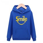 画像2: men's smiley smile logo activities long-sleeved Hoodie Parker sweater  スマイルフーディーパーカースウェット　男女兼用 (2)