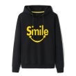 画像1: men's smiley smile logo activities long-sleeved Hoodie Parker sweater  スマイルフーディーパーカースウェット　男女兼用 (1)