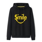 画像1: men's smiley smile logo activities long-sleeved Hoodie Parker sweater  スマイルフーディーパーカースウェット　男女兼用 (1)