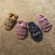 画像8: women's rabbit fur  sandals and slippers shoesラビットファービジュー付きシンプルフラットサンダル　パンプス　ミュール (8)