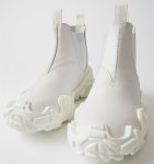 画像3:  women's   leather round head wheel bottom Chelsea ankle boots soft bottom sports bottom female short boots  本革レザーラウンドヘッド厚底ホイールボトムチェルシーアンクルブーツソフトボトムブーツ  (3)