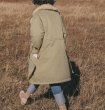 画像4: Women's  loose cotton coat  ファー付きコットンコート　ジャケット　 (4)