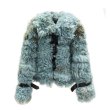 画像1: Women's imported Tigado wool fur leather lamb short coat ラムモコモコファーショートコート　ジャケット　 (1)