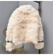 画像9: Women's imported Tigado wool fur leather lamb short coat ラムモコモコファーショートコート　ジャケット　 (9)