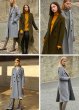 画像6: Women's  straight long double woolen coat 　ウールダブルブレストロング コート　ジャケット　 (6)