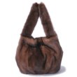 画像2: Woman’ mink fur handbags soft face mane vest bag portable hand bag  Messenger bag　リアルミンクバケットトートバッグショルダーメッセンジャーバッグ (2)
