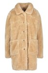 画像6: Women's  imitation Teddy Faux Fur long Coat　テディベア エコファーシンプルコート (6)