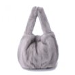 画像1: Woman’ mink fur handbags soft face mane vest bag portable hand bag  Messenger bag　リアルミンクバケットトートバッグショルダーメッセンジャーバッグ (1)