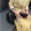 画像7: Woman’ crocodile pattern drawstring wings squid buns mother bag handbag bucket bag shoulder Messenger bag　クロコ型押しバケットバッグショルダーメッセンジャーバッグ (7)