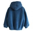 画像8: Women's Lamb fluffy hooded sweater  エコファーシンプルフーディーブルゾン ジャケットコート (8)