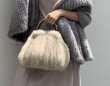 画像14: Woman's mink fur  luxury dinner wrist bag  リアルミンクファーリストトートバッグ　ハンドバック (14)