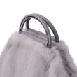 画像6: Woman's mink fur  luxury dinner wrist bag  リアルミンクファーリストトートバッグ　ハンドバック (6)