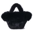 画像3: Woman's mink fur handbags mane with fox fur portable basket bag   リアルミンク＆フォックスファーファーバケットトートバッグメッセンジャーバッグ (3)