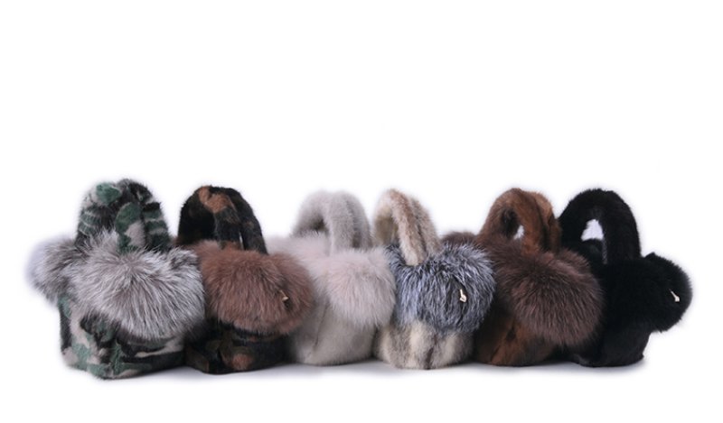 画像17: Woman's mink fur handbags mane with fox fur portable basket bag   リアルミンク＆フォックスファーファーバケットトートバッグメッセンジャーバッグ (17)