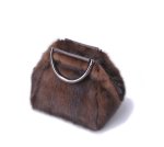 画像4: Woman's mink fur  luxury dinner wrist bag  リアルミンクファーリストトートバッグ　ハンドバック (4)