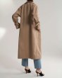 画像8: Women's  lazy casual classic double-breasted knees loose street fan coat jacket　ダブルブレスト膝下ロングマキシ丈トレンチコート　ロングコート　ジャケット (8)