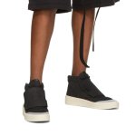 画像1:  Men's Leather high-top sneakers　　レザーハイカットスニーカー ストリートシューズ　カジュアル シューズ  (1)